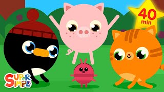 The Roly Poly Roll   More Kids Songs  Super Simple Songs [upl. by Mccurdy697]