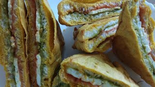 Tasty Paneer bread pakoda with palak pyaas ke pakode recipe [upl. by Mayor898]