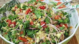 Super Healthy Farro Salad [upl. by Terra757]