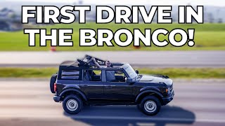 First Drive in the 2021 Bronco Base Model [upl. by Amehsat]