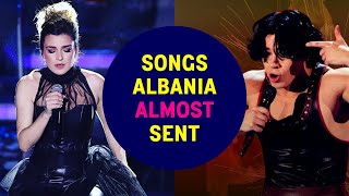 Eurovision Songs Albania Almost Sent 2004  2024  Second Places in Albanian National Finals [upl. by Tra]