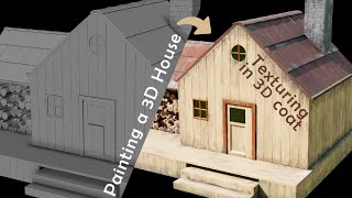 How to texture and colour a house in 3D Coat [upl. by Elaweda19]