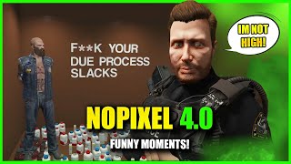 NOPIXEL 40 FUNNY MOMENTS Clarkson Is Way Too High [upl. by Hyde]