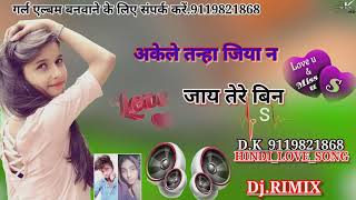 9119821868Akele 🥀Tanha Jiya Na Jaye Tere Bin 🧕Dj Song  Old Hindi Dj Remix Song Dholki [upl. by Ofelia]