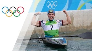 Joseph Clarke wins Gold in the Mens Kayak Canoe Slalom [upl. by Innavoj]