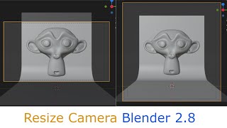 How to Resize Camera Blender 28 [upl. by Fatimah]