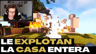 AXOZER le EXPLOTA 2 VECES la casa a IMANTADO junto a REBORN y D3SST3 en TORTILLALAND 2 [upl. by Asilrak]