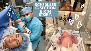 Scheduled C section birth story [upl. by Langham268]