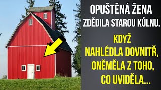 Opuštěná žena zdědila starou kůlnu Když nahlédla dovnitř oněměla z toho co uviděla [upl. by Ateinotna]