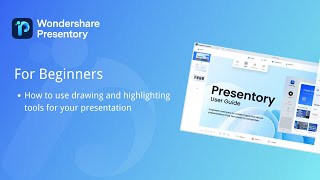 How to use drawing and highlighting tools for your presentation  New Feature [upl. by Enyawud966]