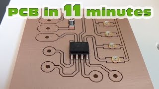 PCB making PCB prototyping quickly and easy  STEP by STEP [upl. by Lindon182]