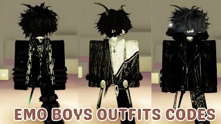 New Cool Berry Avenue codes for boys Outfits Clothes  Emo boys outfits codes for HSL [upl. by Alded]