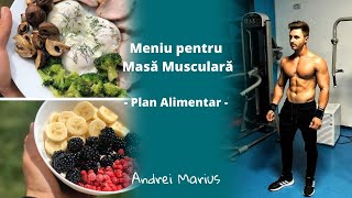 Cum săți faci un Meniu pentru Masă Musculară  Plan Alimentar [upl. by Magen]