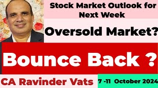 Stock Market Outlook for Next Week 7 to 11 October 2024 by CA Ravinder Vats [upl. by Selmore]