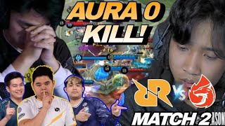 RRQ NGAMUK AURA GA DIKASIH KILL  RRQ VS AURA MATCH 2  MPL S11 [upl. by Sidran]