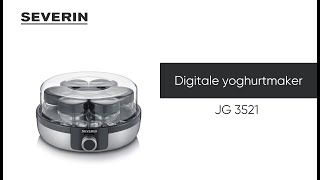 SEVERIN Digitale yoghurtmaker JG 3521 [upl. by Dickman]