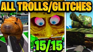 NEW ALL 15 GIANT UGC GLITCHBUG In Brookhaven IDCODES  Roblox  Part 4 [upl. by Nyrhtak]