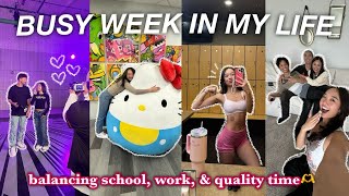 BUSY WEEK IN MY LIFE  balancing school work amp quality time [upl. by Lorraine]