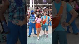 lip pointing 🇳🇬🤝🏽🇩🇴 dominicandora doradominicana dora animeexpo cosplay dominican [upl. by Ebbie453]