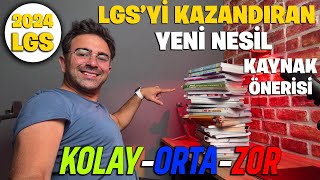 LGS 2024  KOLAYORTAZOR 👉Yeni Nesil Kaynak Önerisi [upl. by Tilly]