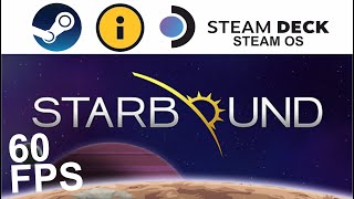 Starbound on Steam DeckOS in 720p 60 Fps [upl. by Glogau]