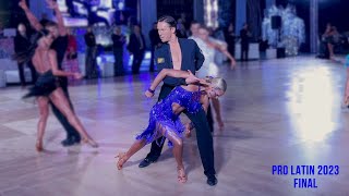 Open Professional International Latin  Final I TriState Dancesport 2023 [upl. by Eiblehs]