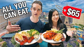 65 ALL YOU CAN EAT Lobster Buffet in Las Vegas Worth It [upl. by Geraint430]