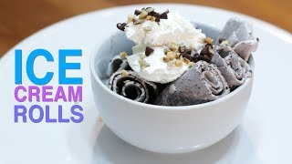 How to Make Ice Cream Rolls  Easy Homemade Ice Cream Rolls Recipe [upl. by Wearing]