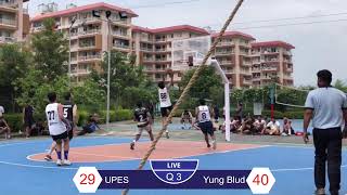 BASKETBALL MATCH  UPES Vs Yung Blud [upl. by Nemajneb]