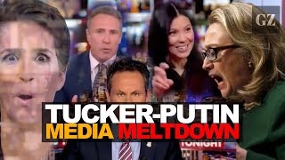 US media melts down over TuckerPutin interview [upl. by Edrock]