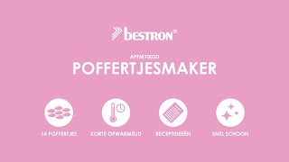 Bestron APFM700SD Poffertjesmaker  NL [upl. by Attenat]