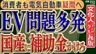 【EV自動車・補助金にストップ】TOYOTAの判断は正しかった！単純にEVに飛びつくのが間違い！中国世界に我らの補助金が使われるのおかしくないか？ ◆文化人デジタル瓦版◆ [upl. by Alake]