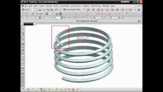 NX Hints and Tips  Creating Helical Shapes by Siemens PLM [upl. by Sandry]