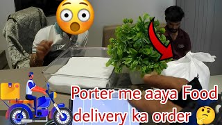 Porter me aaya Food ka order 🤔  Porter part time earning 💸 [upl. by Beedon202]