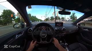 2018 Audi RS3 Unitronic Stage 2 93 POV [upl. by Forras758]