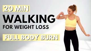 🔥20 Min STEADY STATE WALKING for WEIGHT LOSS🔥ALL STANDING🔥NO JUMPING🔥KNEE FRIENDLY🔥LISS WORKOUT🔥 [upl. by Mcnelly]