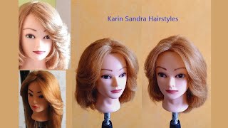 How to style Curtain Bangs with volume  How to Blow dry Curtain Bangs  Butterfly Bangs [upl. by Flight411]