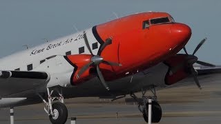 Kenn Borek Air Basler BT67 Turbine DC3 CGKKB at Calgary Airport ᴴᴰ [upl. by Burrill]