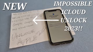 APPLE UNLOCK 2023 Permanently iCloud Removal  How to Bypass Activation lock Disable Apple ID iOS [upl. by Tiena541]