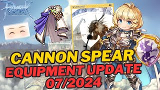 IRO Imperial Guard x Royal Prontera Cape  Cannon Spear Build Update 202407 [upl. by Ahsiyt]