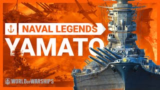 ⚓ Naval Legends Marathon Yamato The largest battleship ever built  🔊 Now in 6 languages [upl. by Einrae]