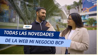 Conoce las últimas novedades de la Web Mi Negocio BCP 🙌 I BCP AL AIRE [upl. by Hines]