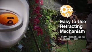 How to use the Retracting Mechanism in a Holman Retractable Hose Reel [upl. by Yanaton]