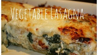 Vegetable Lasagna Easy Lasagna Recipe [upl. by Ano]