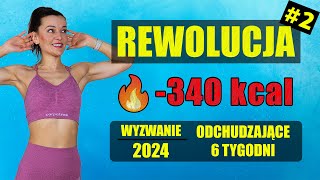 WYZWANIE Odchudzające REWOLUCJA 🔥Trening 2 340 KCAL [upl. by Amikehs626]