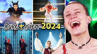 Americans React To Eurovision 2024 Top 10 [upl. by Asilla]