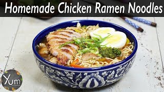 Homemade Chicken Ramen Noodles [upl. by Ohare899]