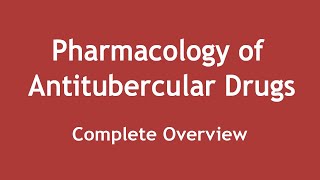 Pharmacology of Antitubercular Drugs Complete Overview ENGLISH  Dr Shikha Parmar [upl. by Sonny]