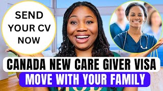 Canada Employers Giving Free Visa To Overseas Care Workers Send Your CV [upl. by Savanna]