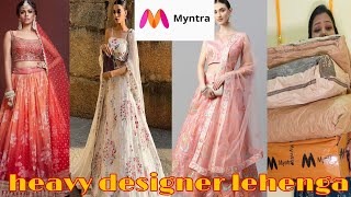 Myntra lehenga haul  Myntra haul  panchhi lehengabridel lehenga haul Myntralehenga haul 2024 [upl. by Lednem]